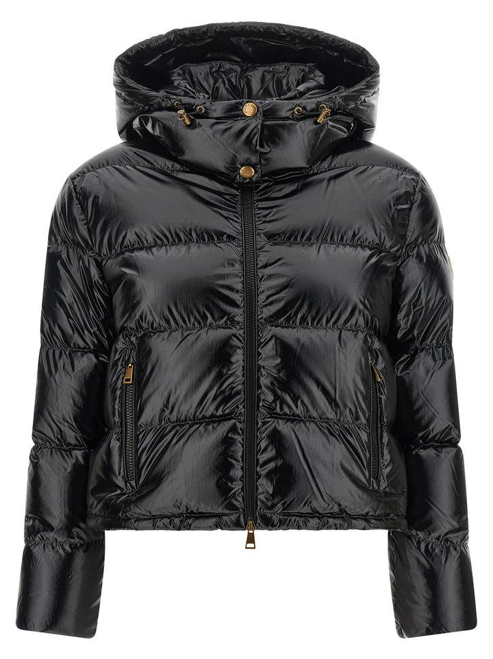 Moncler Black Polyamide Full-Length Jacket
