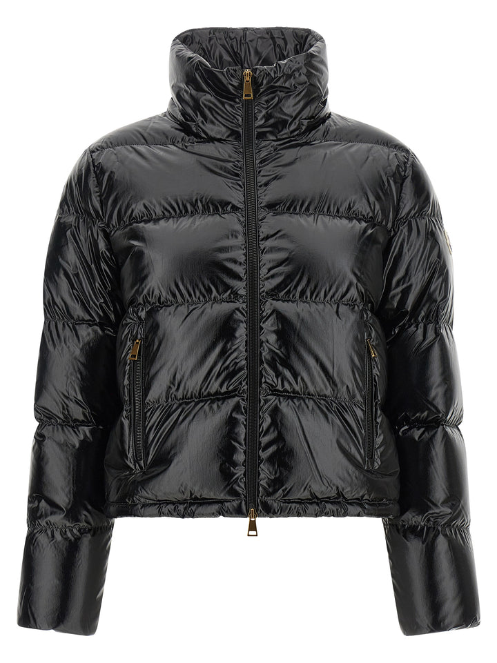 Moncler Black Polyamide Full-Length Jacket
