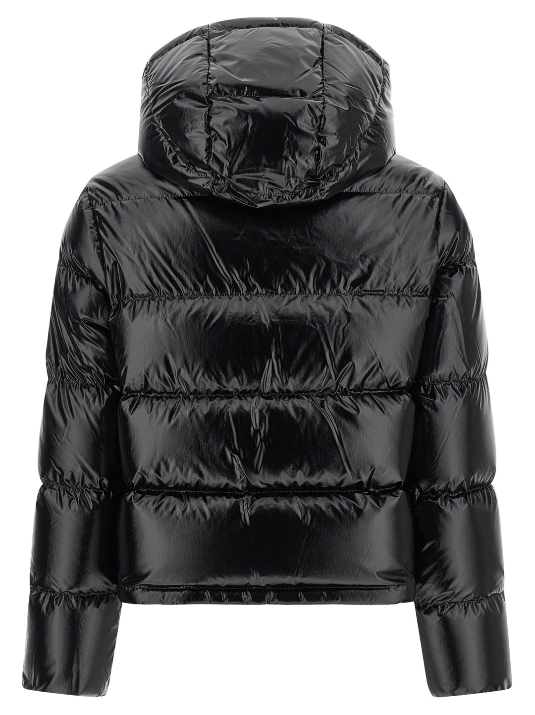 Moncler Black Polyamide Full-Length Jacket