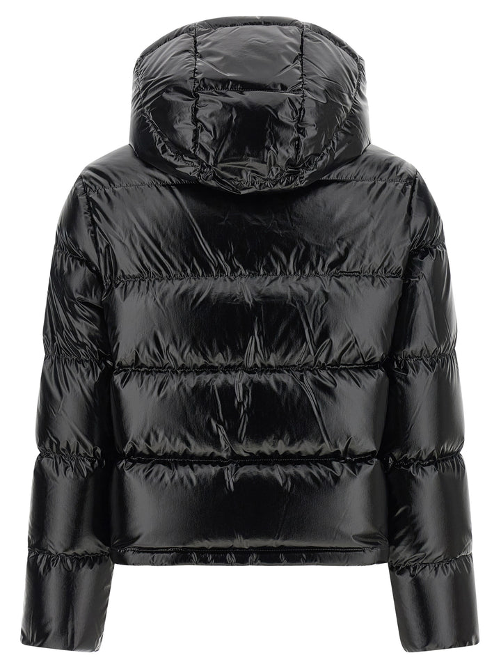 Moncler Black Polyamide Full-Length Jacket