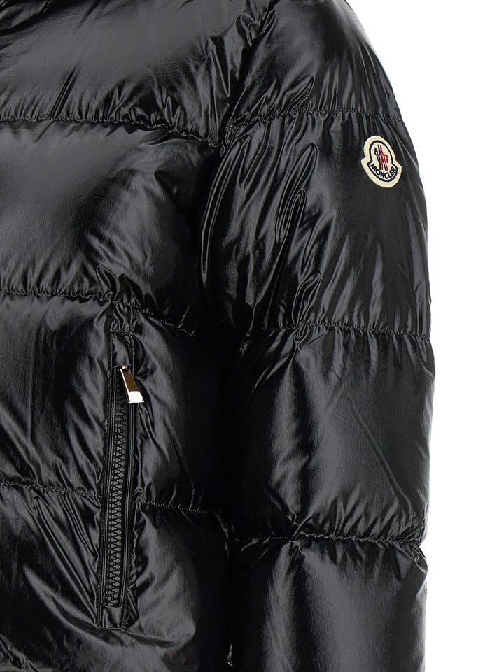 Moncler Black Polyamide Full-Length Jacket