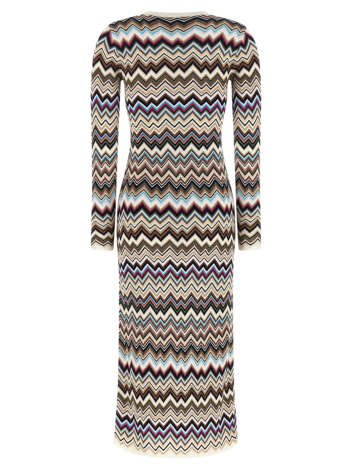 Missoni Multicolor Viscose Midi Dress