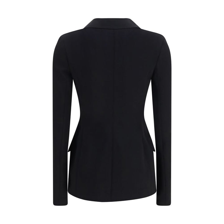 Dolce & Gabbana Black Wool Oves Aries Full-Length Jacket