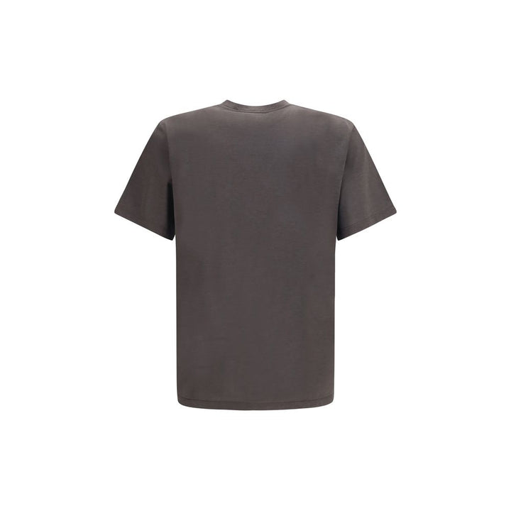 Saint Laurent Brown Silk T-Shirt