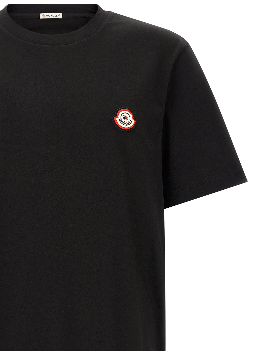 Moncler Black Cotton T-Shirt