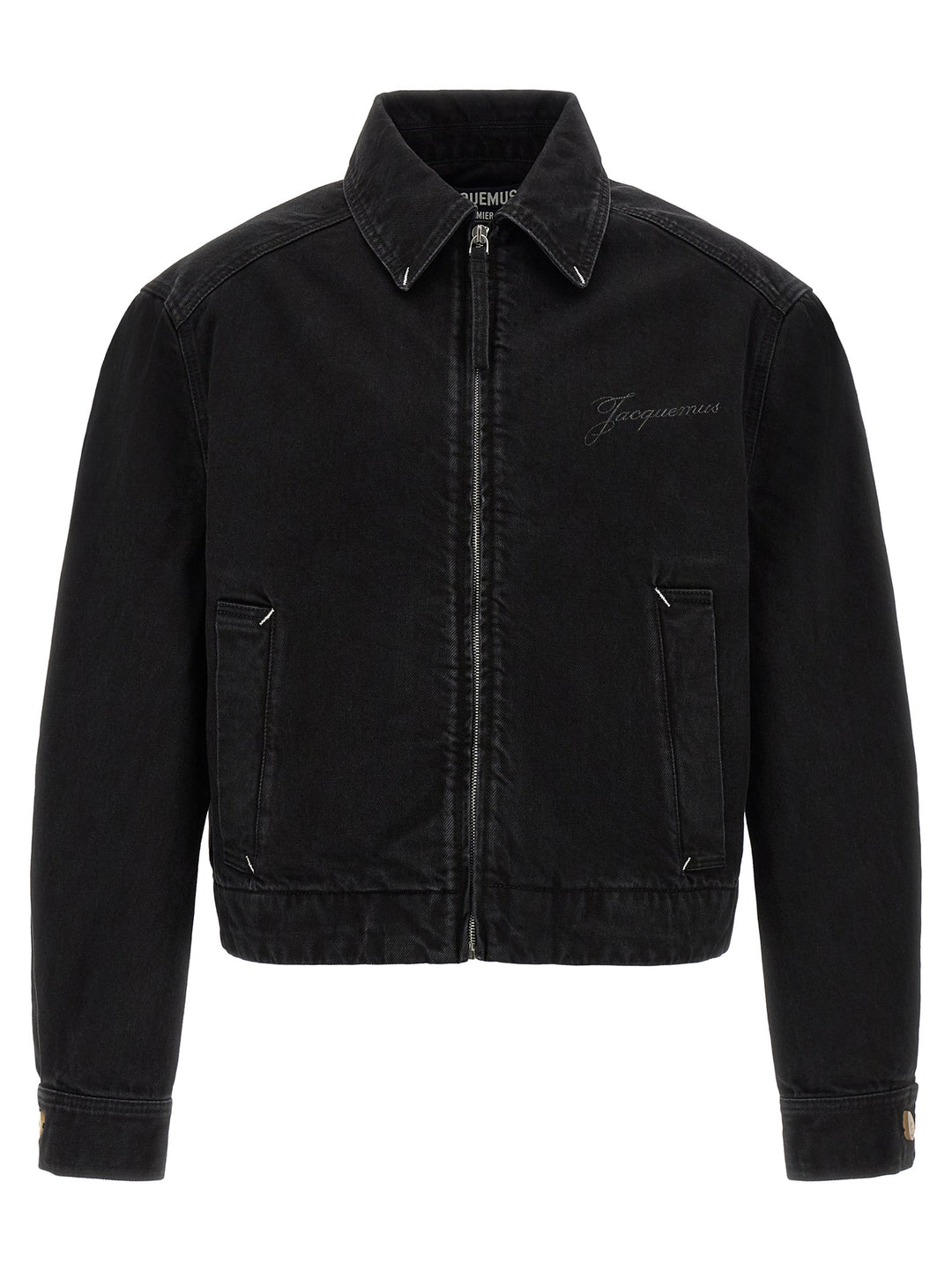 Jacquemus Black Cotton Denim Jacket