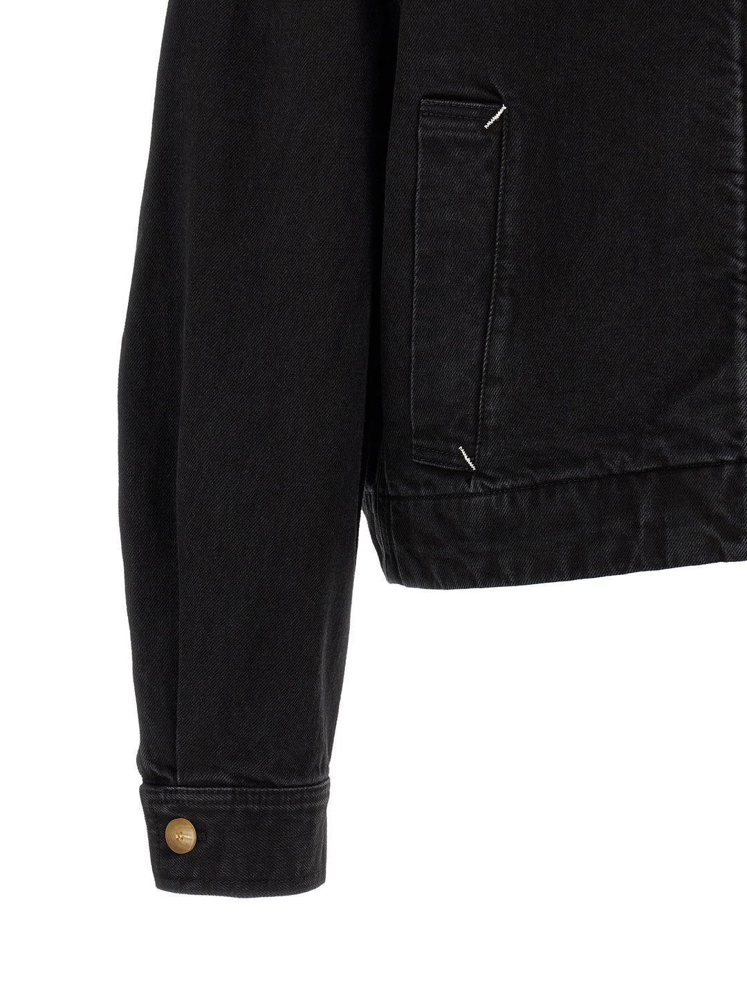Jacquemus Black Cotton Denim Jacket