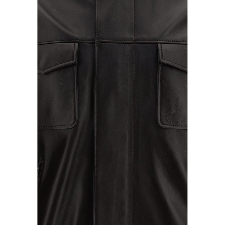 Dolce & Gabbana Brown Lamb Ovis Aries Aries Bomber