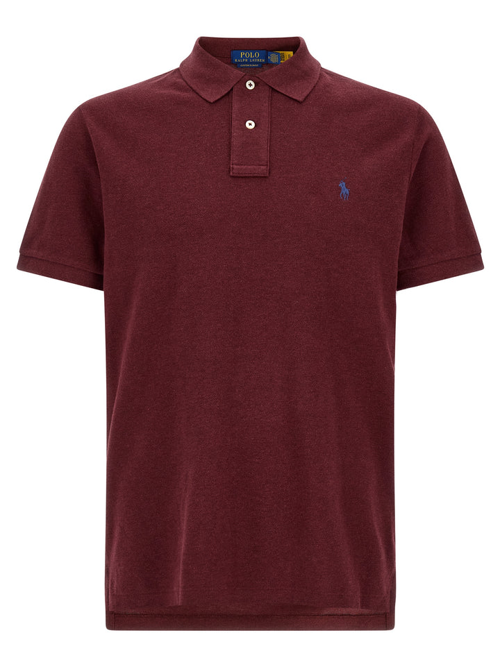 Polo Ralph Lauren Bordeaux Cotton Polo Shirt