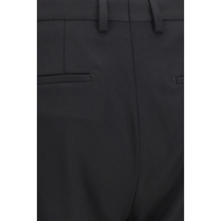 Dolce & Gabbana Black Wool Oves Aries Two-Piece Suit