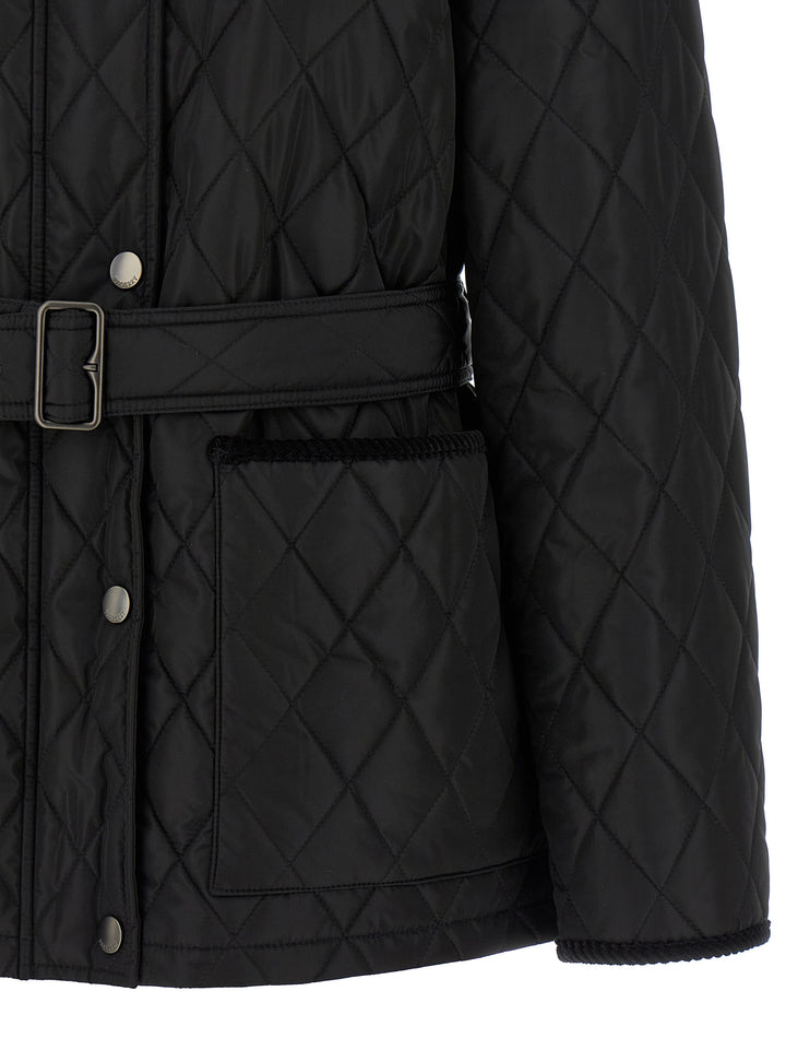 Burberry Black Polyamide Full-Length Jacket