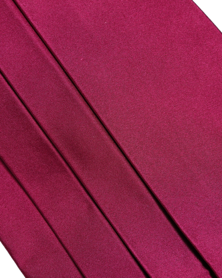 Dolce & Gabbana Burgundy 100% Silk Belt Waist Cummerbund