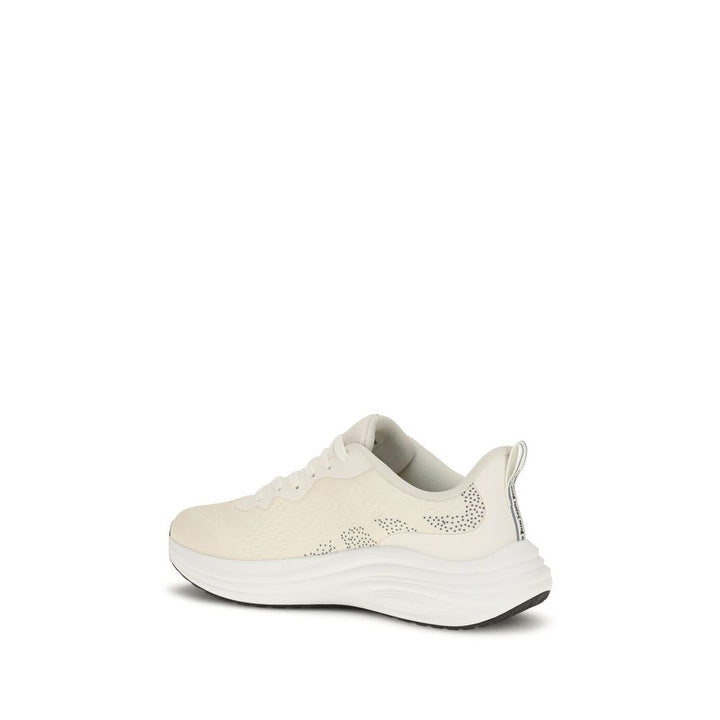 Palm Angels Beige Fabric Low Top Sneakers