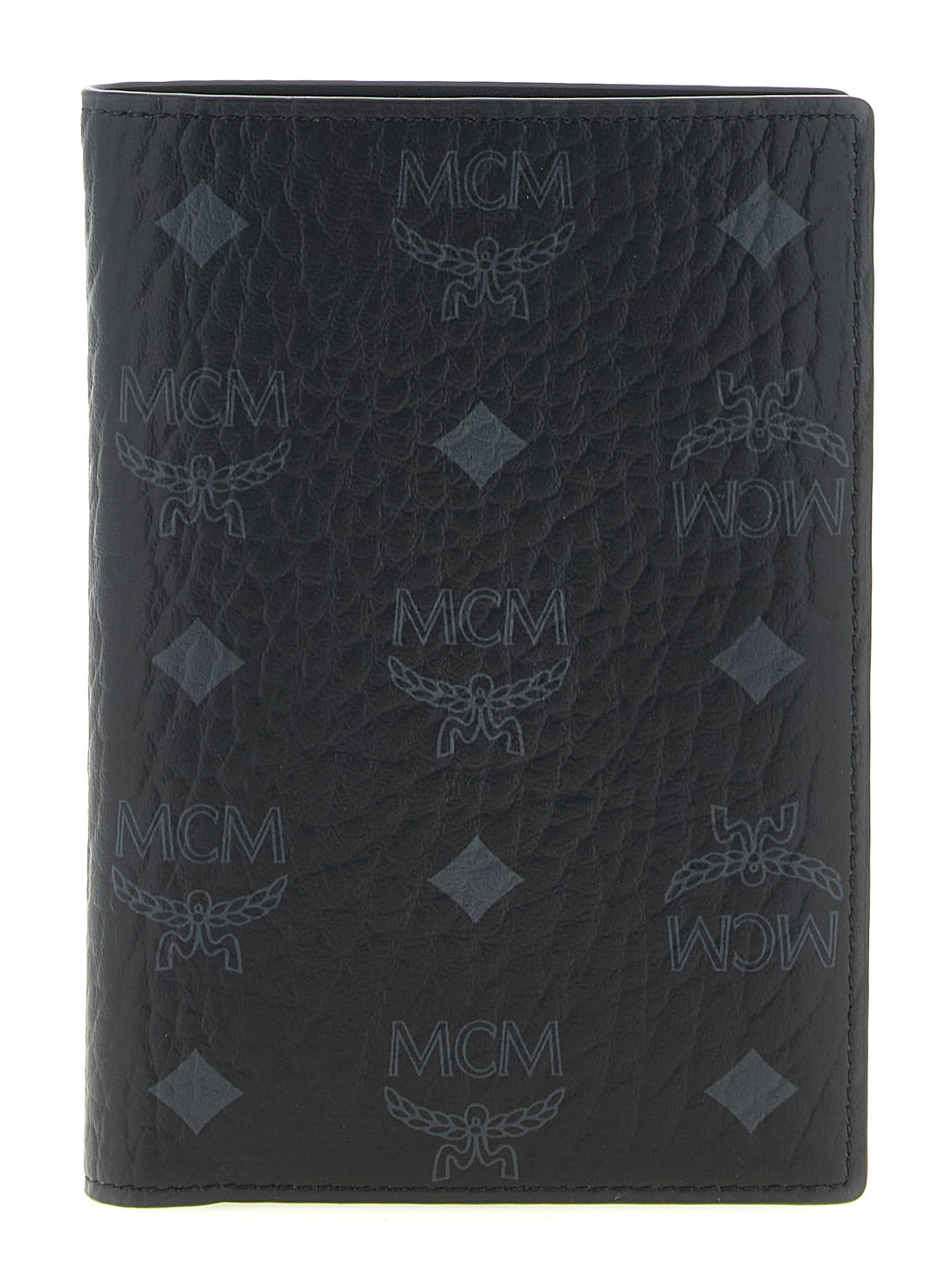 MCM Black Polyethylene Wallet