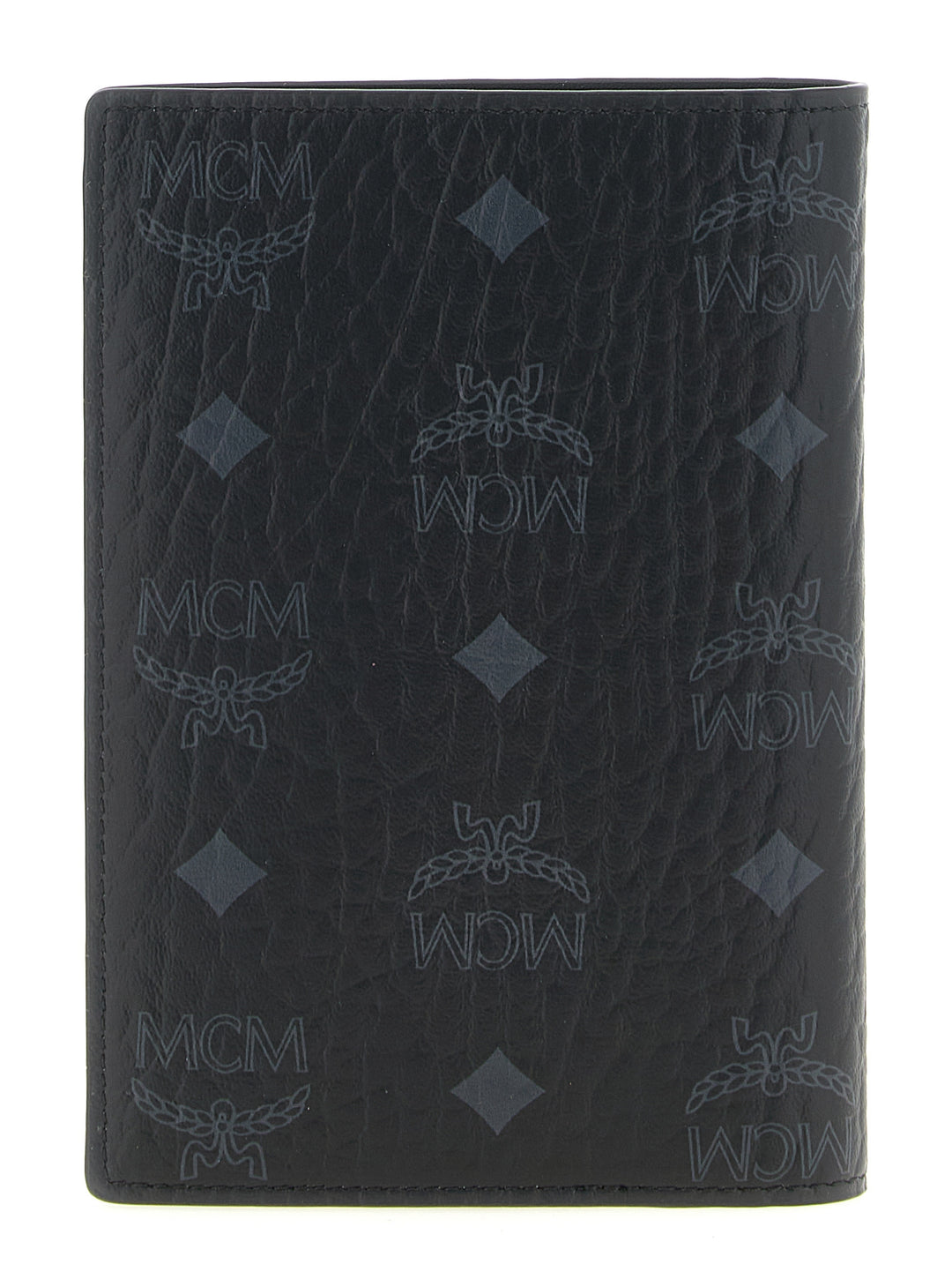 MCM Black Polyethylene Wallet