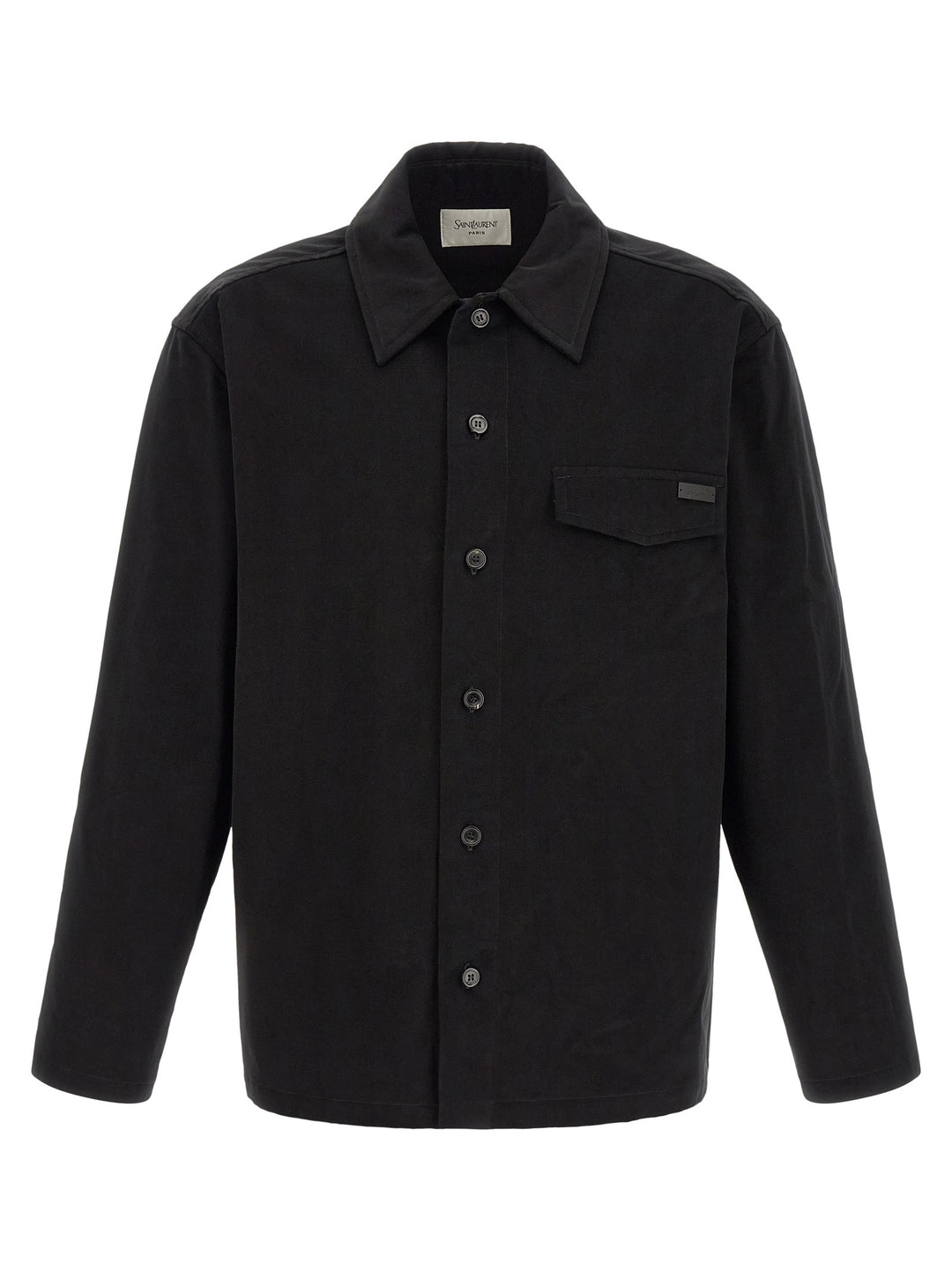 Saint Laurent Black Cotton Blouse
