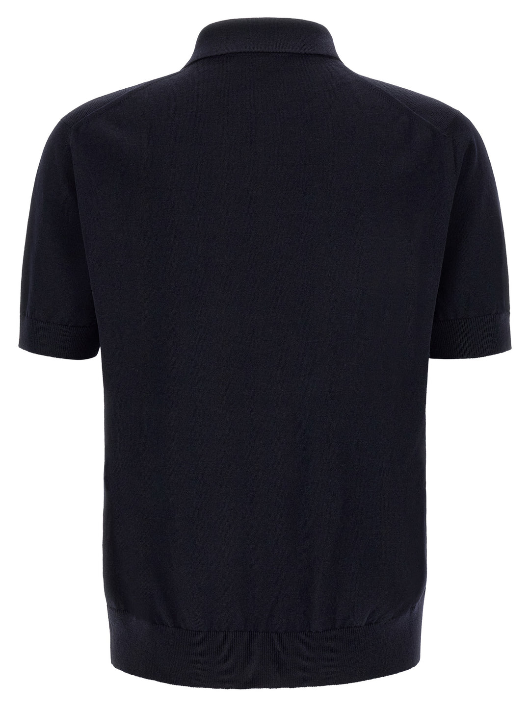 Dolce & Gabbana Blue Virgin Wool Polo Shirt