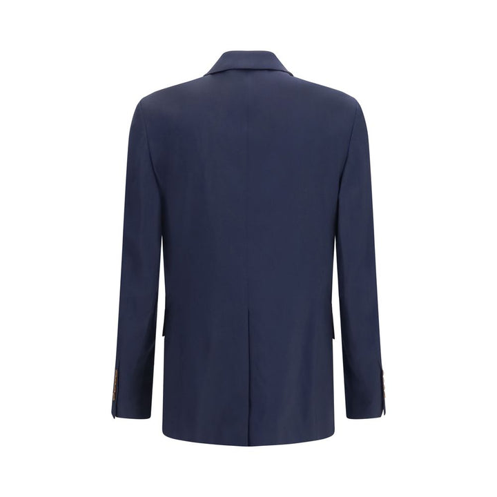 Vivienne Westwood Blue Wool Oves Aries Full-Length Jacket