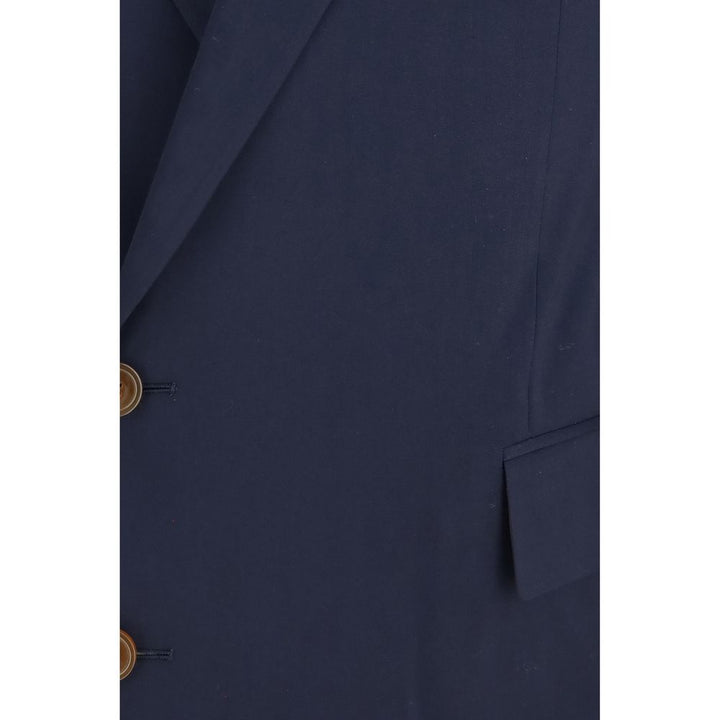 Vivienne Westwood Blue Wool Oves Aries Full-Length Jacket