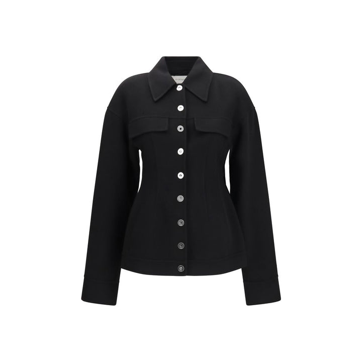 Max Mara Black Wool Oves Aries Coat