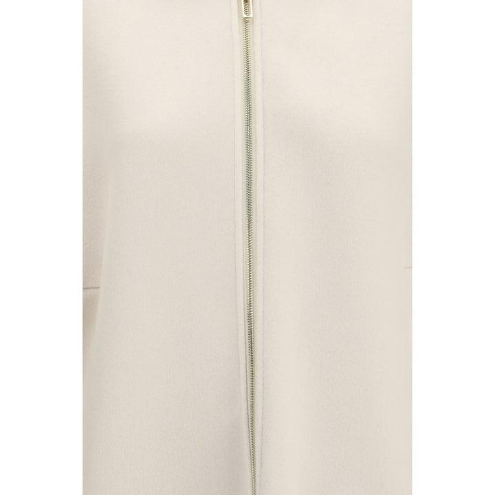 Max Mara Beige Wool Oves Aries Full-Length Jacket