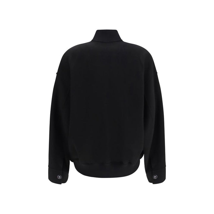 Max Mara Black Wool Oves Aries Full-Length Jacket