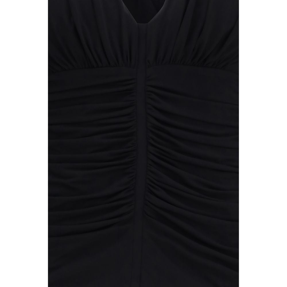 Max Mara Black Viscose Dress Shirt
