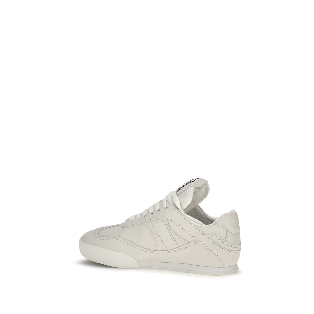 Chloé White Calf Leather Bos Taurus Athletic Sneakers
