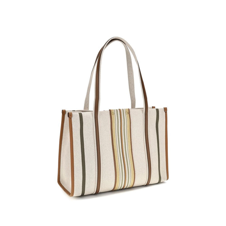 Chloé Beige Cotton Shoulder Bag