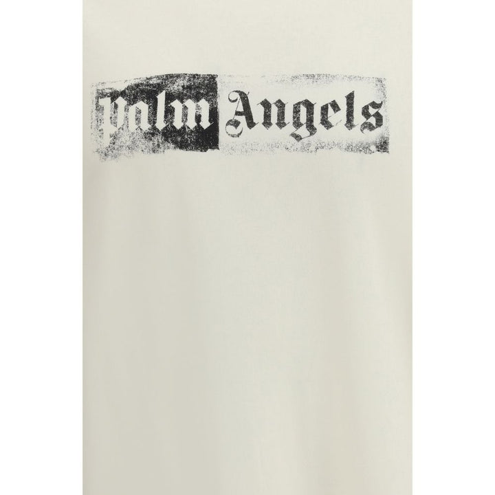 Palm Angels Beige Cotton T-Shirt