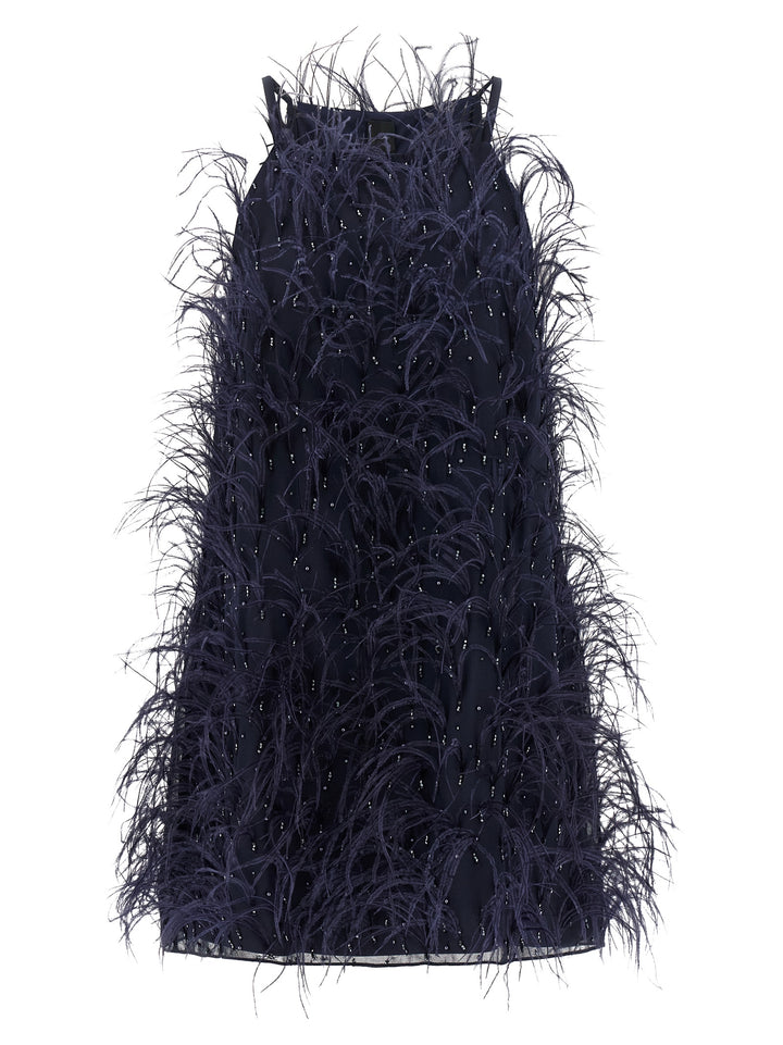 PINKO Blue Polyester Short Dress