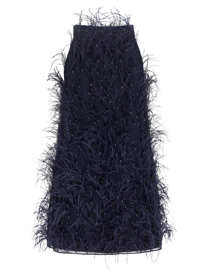 PINKO Blue Polyester Short Dress