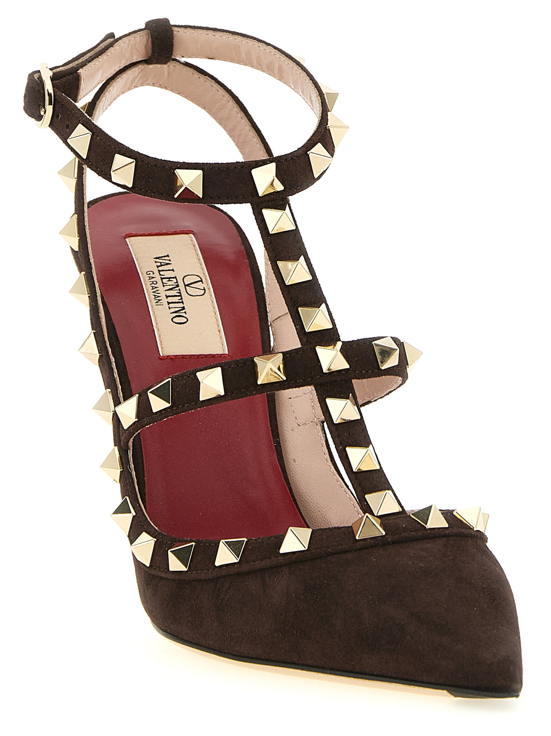 Valentino Garavani Brown Calfskin High Heel Pumps