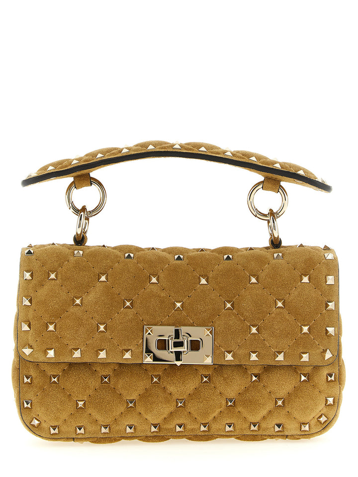 Valentino Garavani Beige Calfskin Shoulder Bag