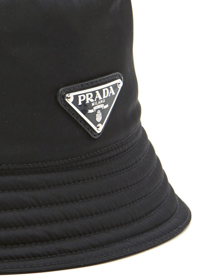 Prada Black Nylon Bucket Hat