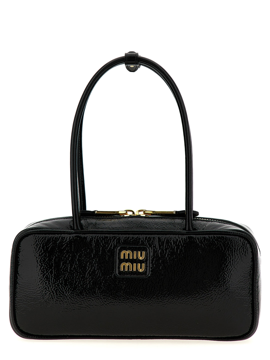 Miu Miu Black Lamb Leather Handbag