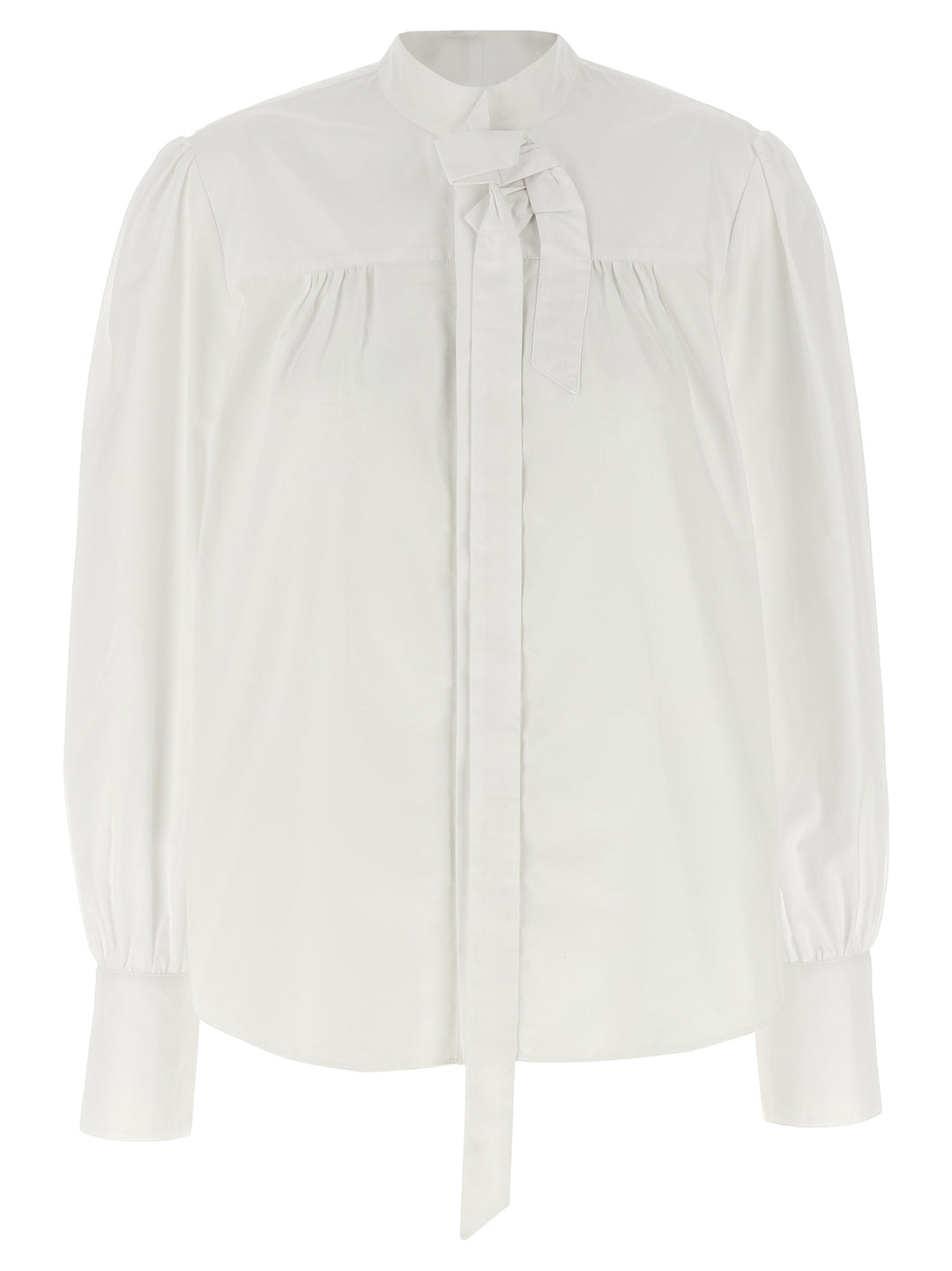 Prada White Cotton Blouse