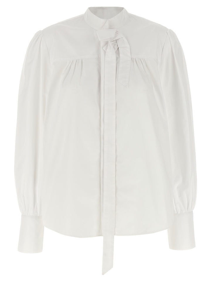 Prada White Cotton Blouse
