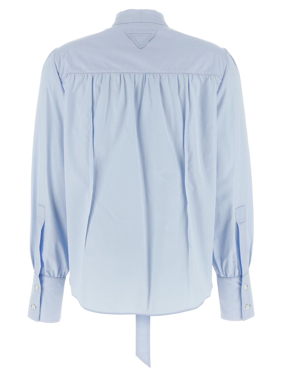 Prada Blue Cotton Blouse