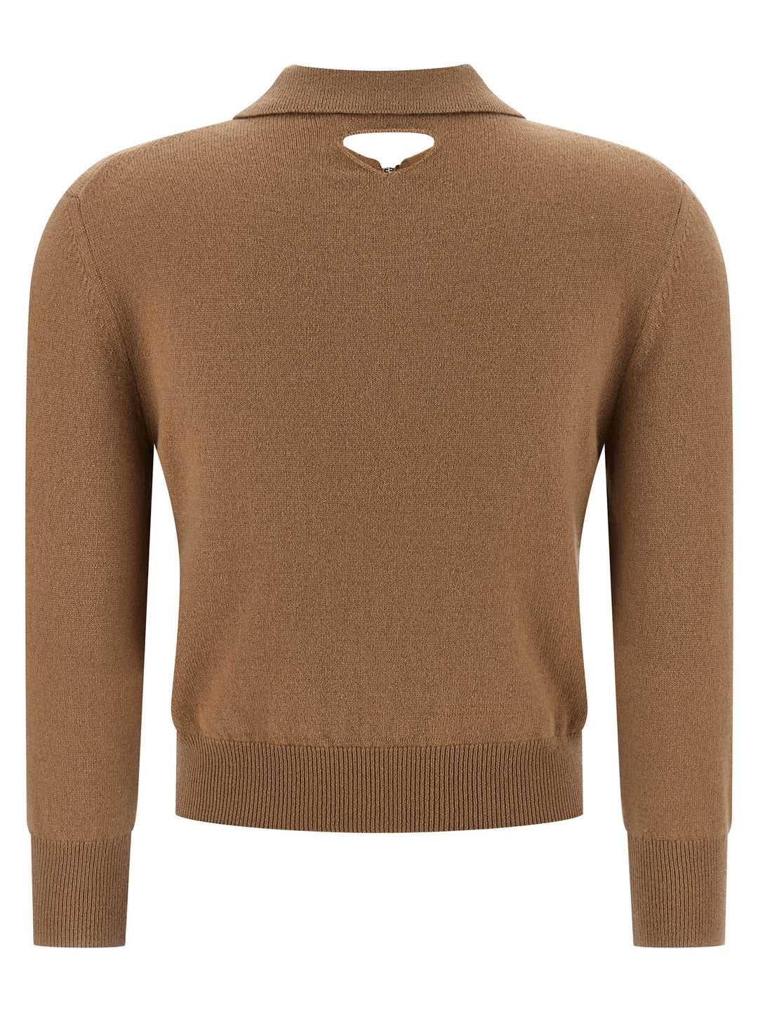 Prada Beige Cashmere Polo Shirt