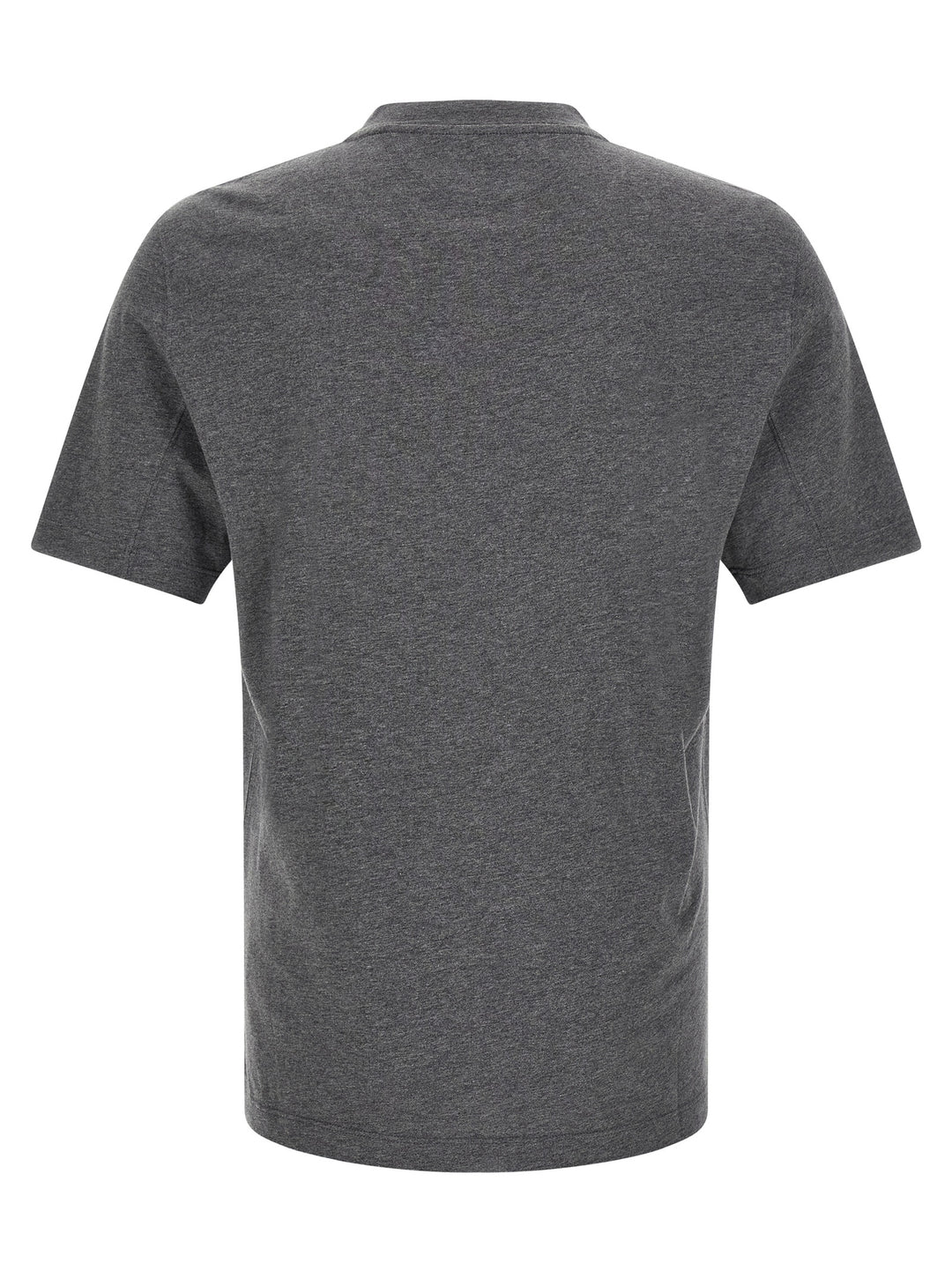Brunello Cucinelli Gray Cotton T-Shirt