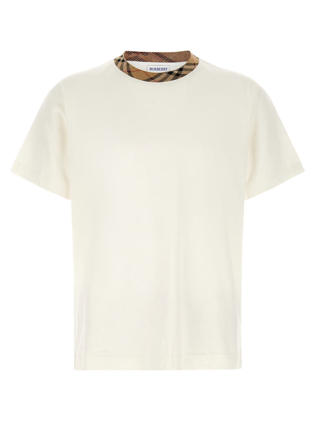 Burberry Beige Cotton T-Shirt