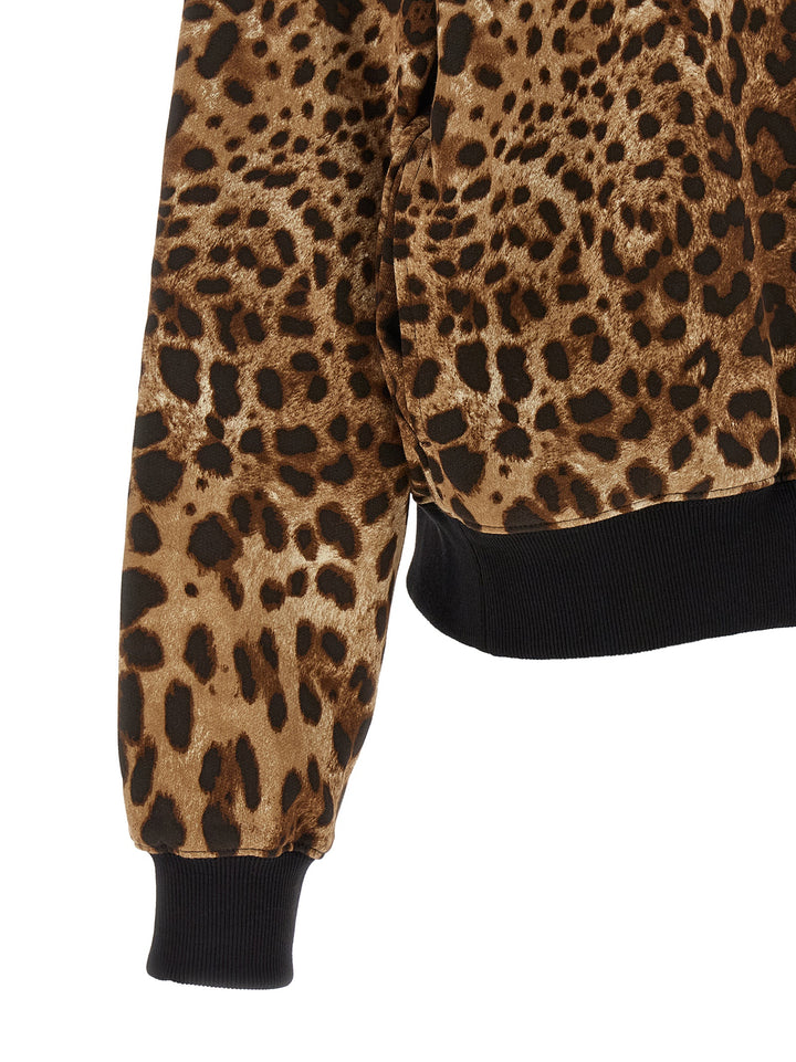 Dolce & Gabbana Brown Cotton Hoodie