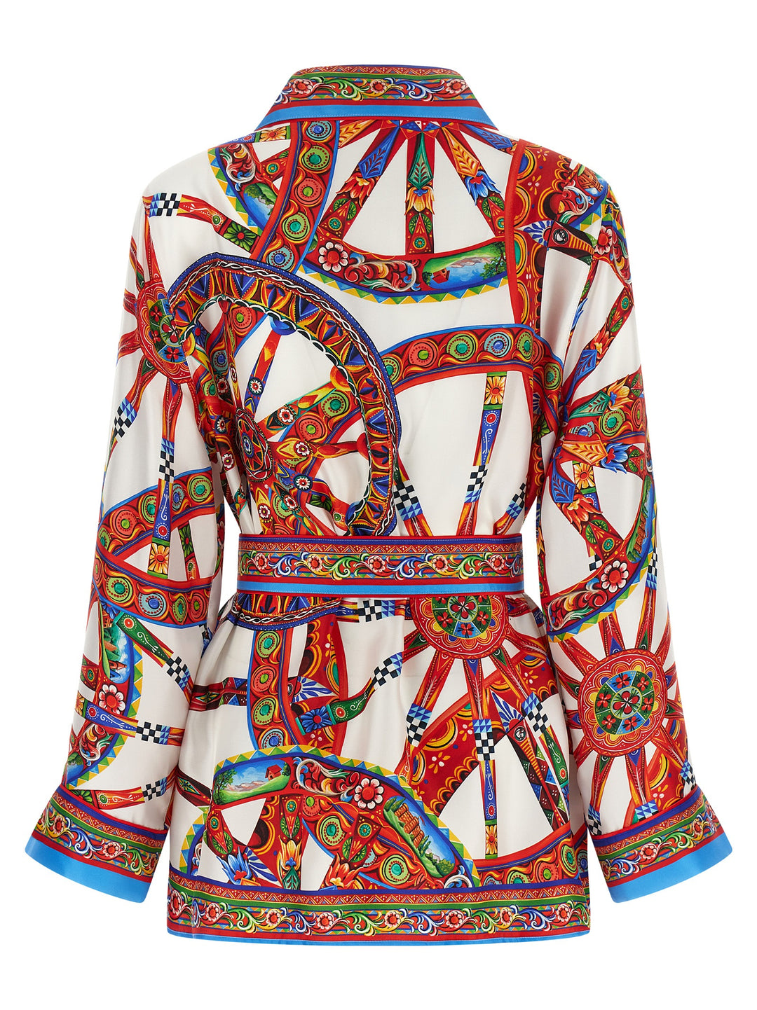 Dolce & Gabbana Multicolor Silk Blouse