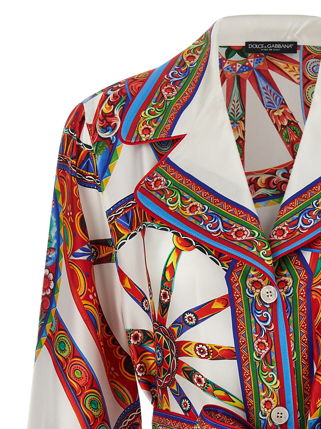 Dolce & Gabbana Multicolor Silk Blouse