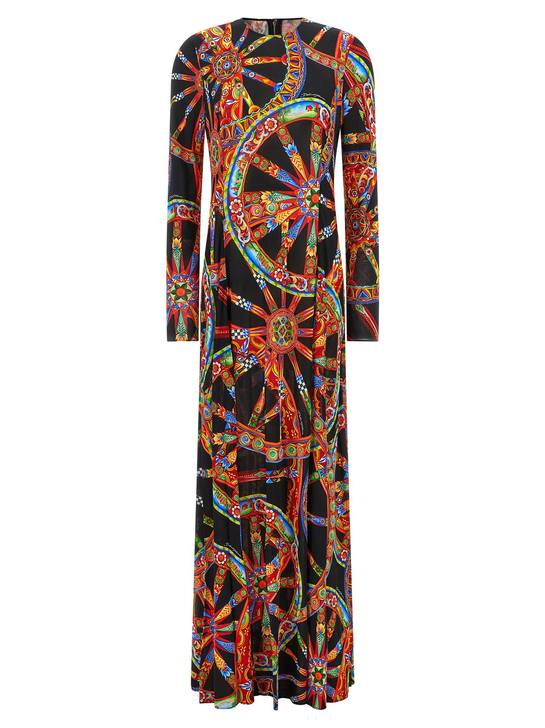 Dolce & Gabbana Multicolor Viscose Long Dress