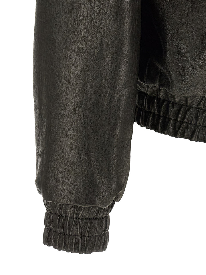 Saint Laurent Black Lamb Leather Leather Jacket