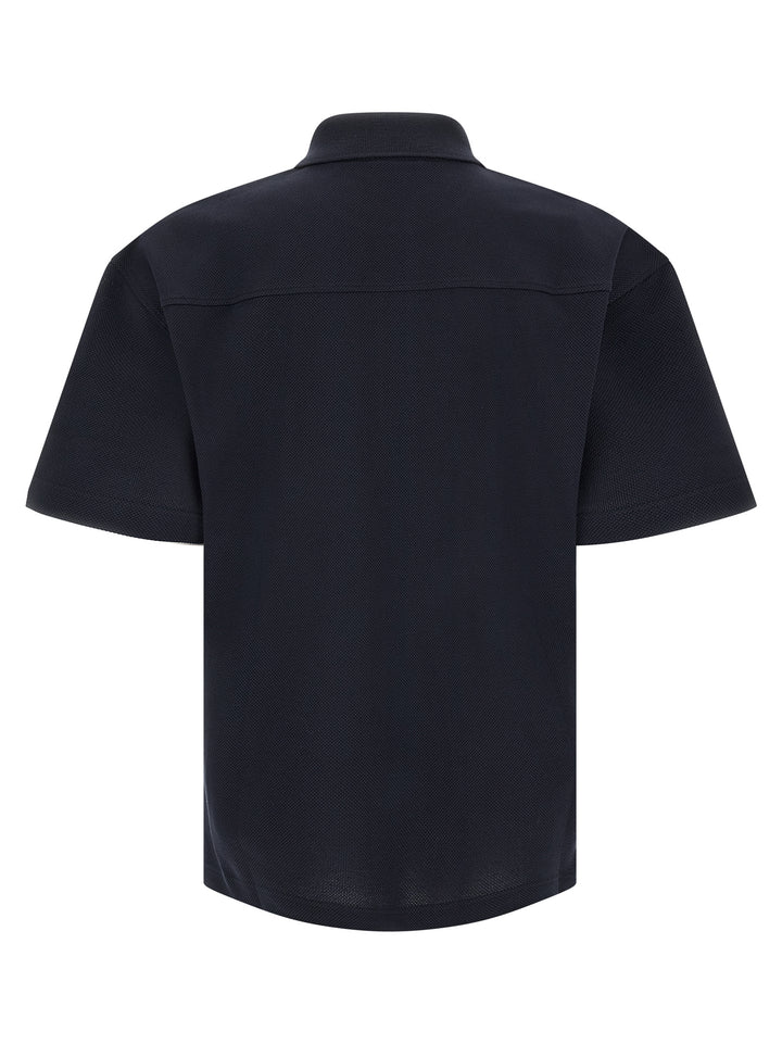Saint Laurent Blue Cotton Polo Shirt
