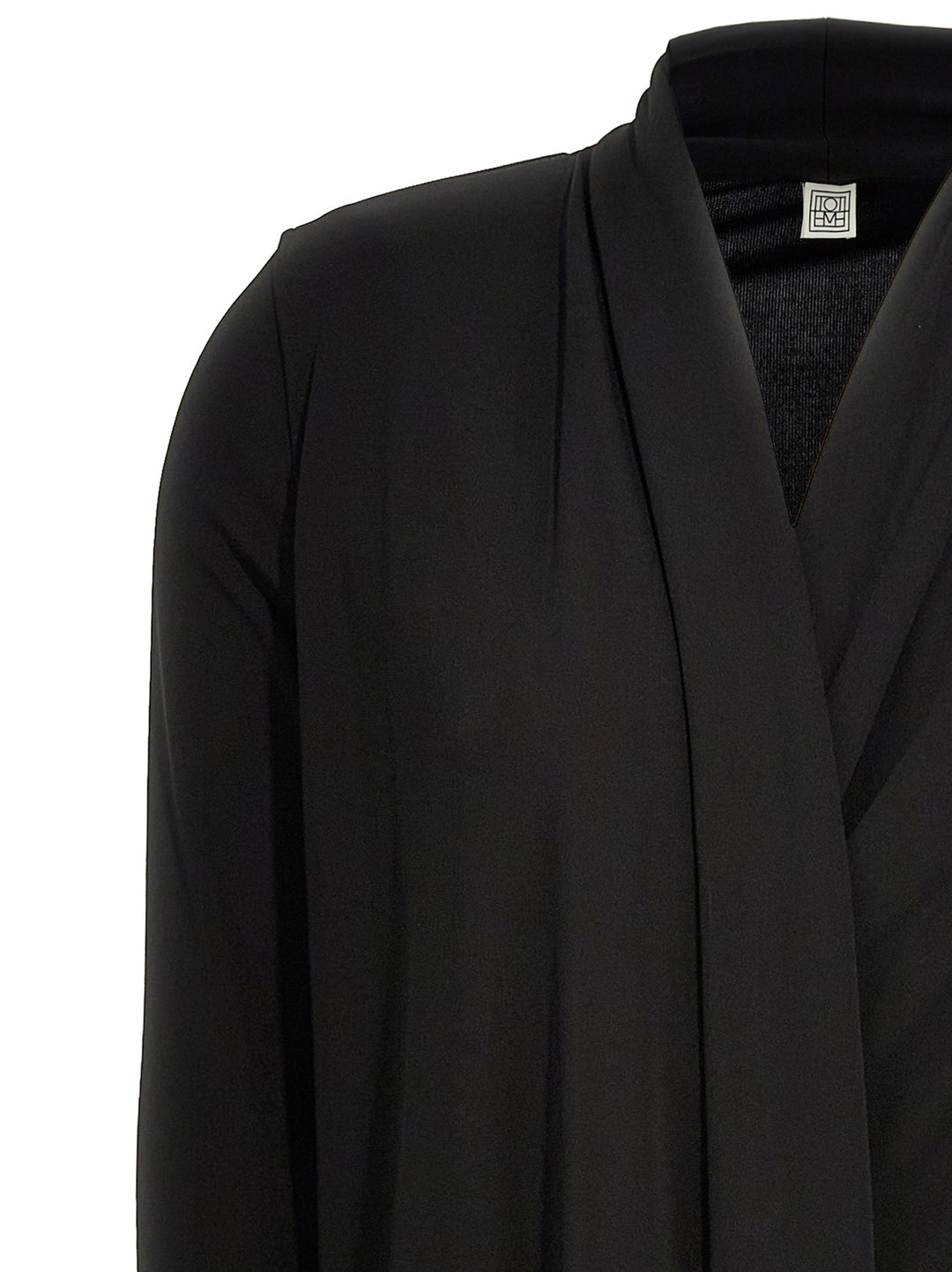 TOTEME Black Viscose Long Dress