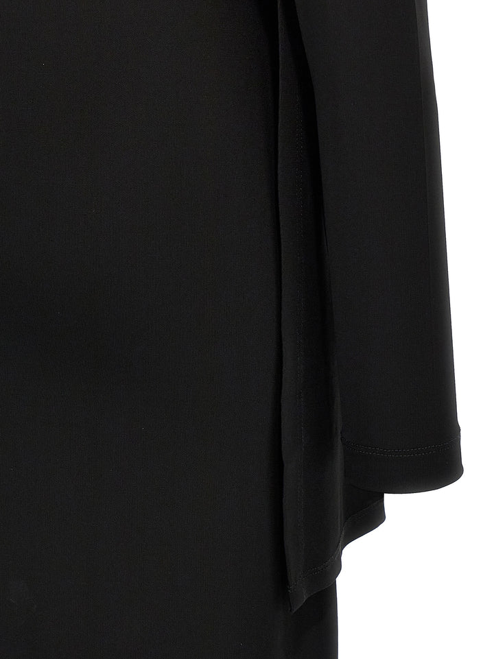 TOTEME Black Viscose Long Dress